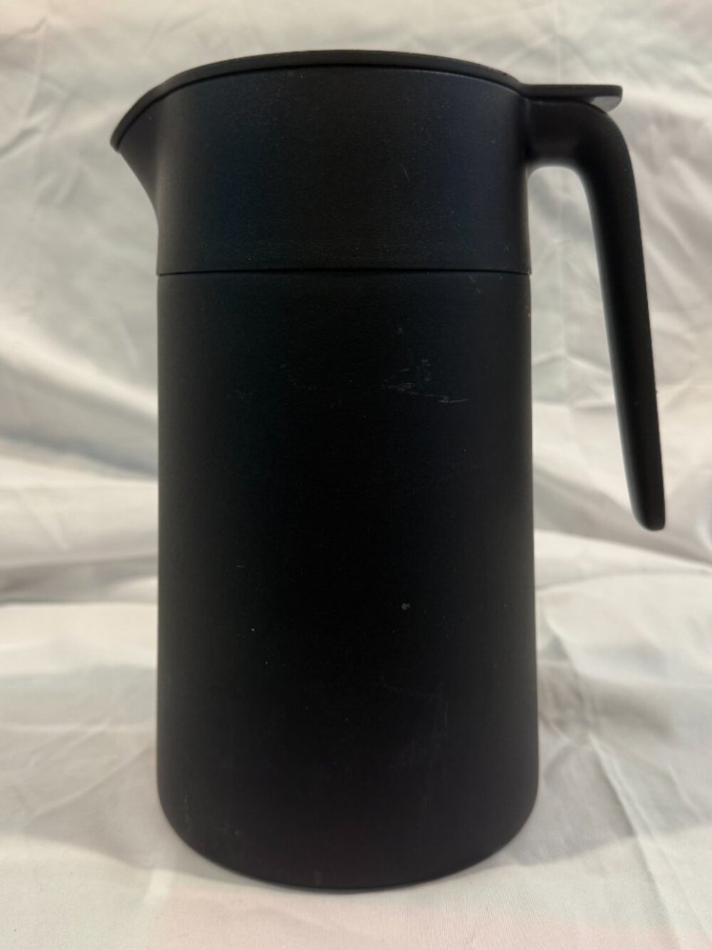 IKEA Black Vacuum Thermos Carafe Beverage Coffee Pot Glass-Lined Insulated